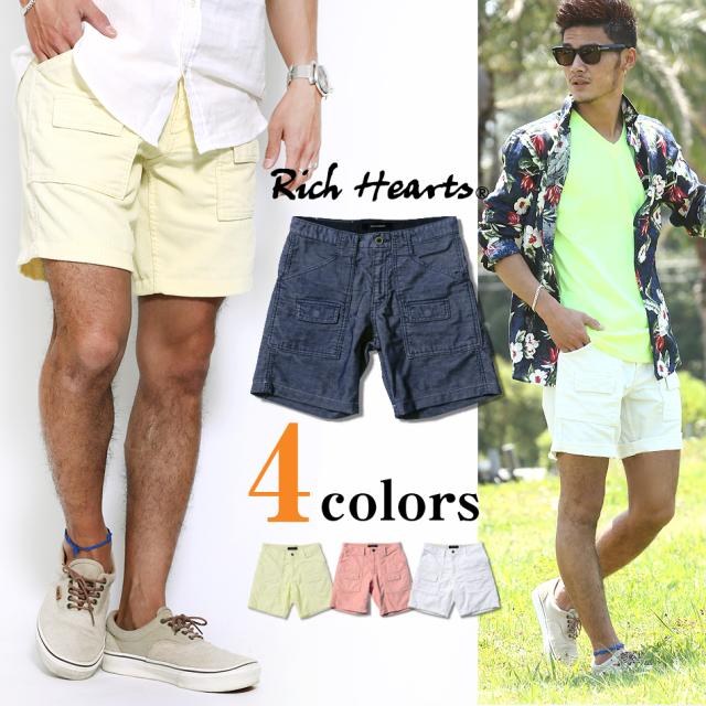 RICH HEARTS(リッチハーツ) RH サマーコーデュロイショーツ RICH HEARTS(リッチハーツ) RH サマーコーデュロイショーツ