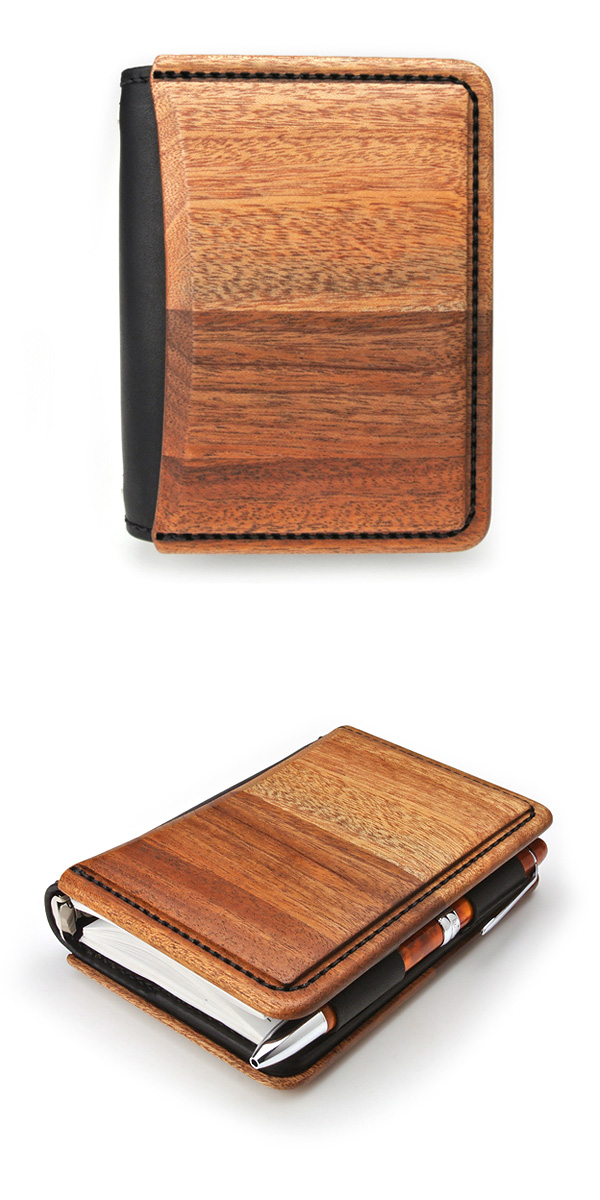 LIFE [ライフ] Design Case for System Book Cover A木製システム手帳カバー　_1