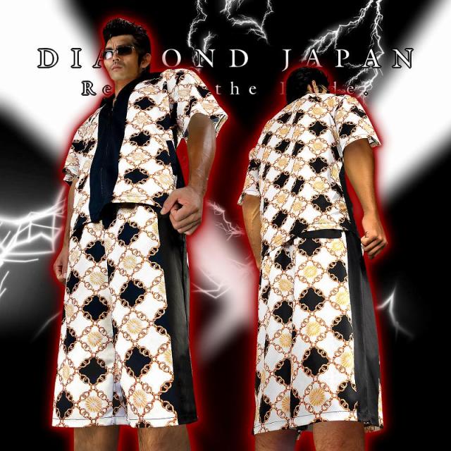 送料無料ポイント2倍 菊紋チェーン 格子柄 総柄 バロック柄 半袖 セットアップ ジャージ ヤクザ ヤンキー 悪羅悪羅系 オラオラ系 上下 服 派手 夏物 悪党の店 バースジャパン BIRTHJAPAN 送料無料ポイント2倍 菊紋チェーン 格子柄 総柄 バロック柄 半袖