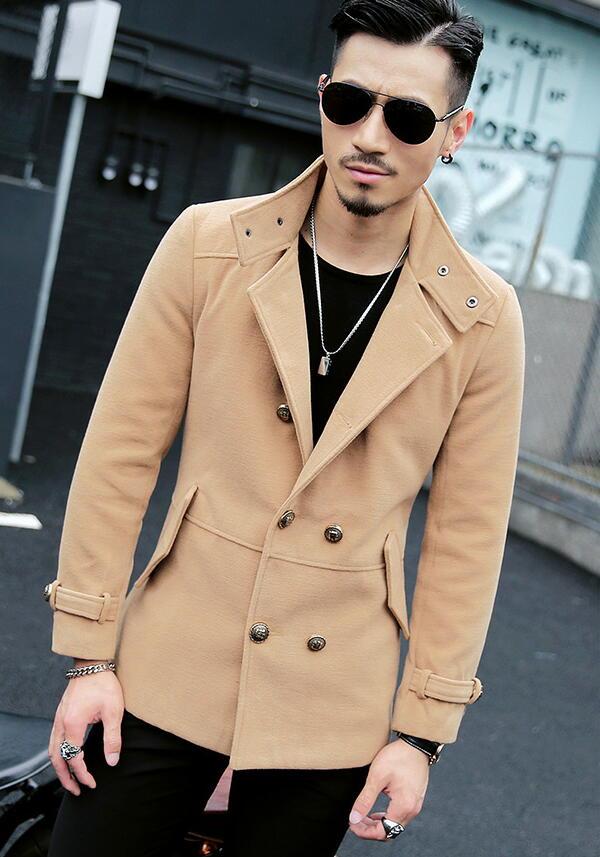 送料無料 コート ブラウン お兄系 メンナク ホスト オラオラ 悪羅悪羅