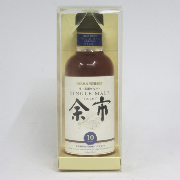 【ベビーサイズ】【旧ラベル】余市10年 45度 180ml （透明：専用BOX入） の通販は