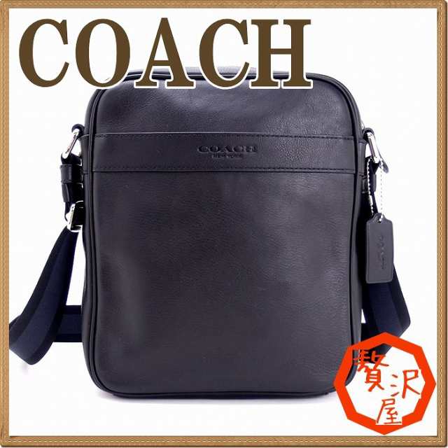 コーチ バッグ Coach メンズ ショルダーバッグ 斜めがけ レザー blkの通販はau Pay マーケット 贅沢屋