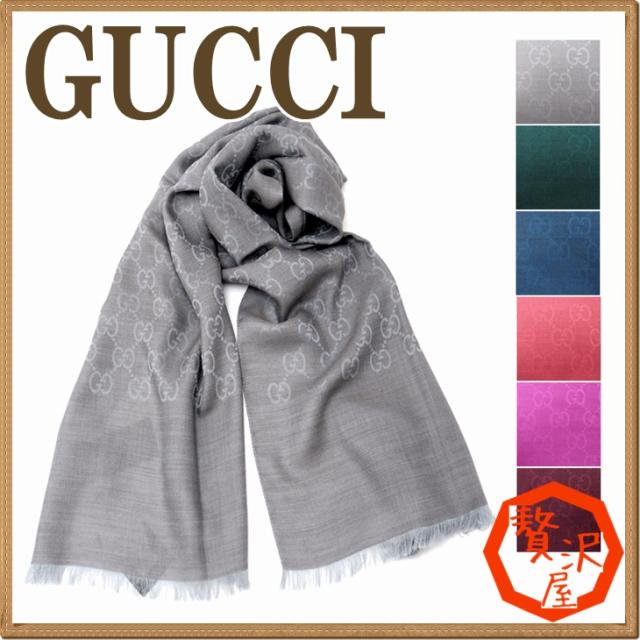 グッチ マフラー メンズ GUCCI ストール レディース グッチ シルク混 大判マフラー 362653