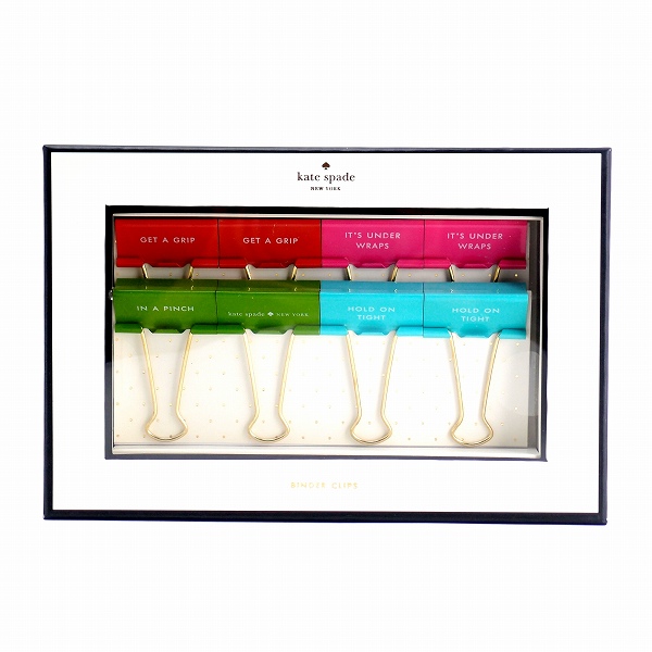 ケイトスペード Katespade バインダークリップ 小物 8個入り Ks ネコポス ブランド 人気の通販はau Pay マーケット 贅沢屋