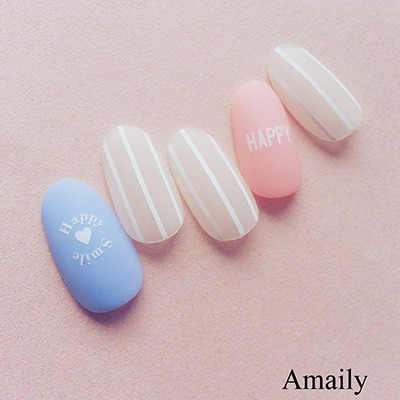 メール便送料無料 Amaily アメイリー ネイルシールno 2 11 ホリデー 白 スマイル ネイルアート ネイルシールの通販はau Pay マーケット ハルカストア