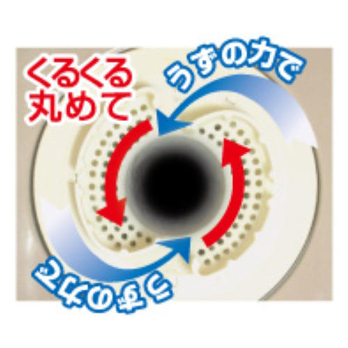 排水口の抜け毛を触れずにポイ 髪の毛くるくるポイｃの通販はau Pay マーケット ザ フール株式会社