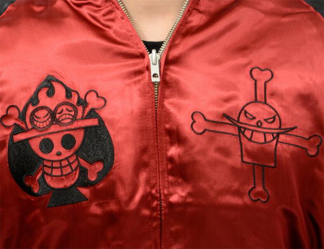 ワンピース One Piece スカジャン 火拳のエース 白ひげ海賊団 ポートガス D エース アウター メンズ アニメ 漫画 刺繍 Opsj 002の通販はau Pay マーケット Rodeo Bros