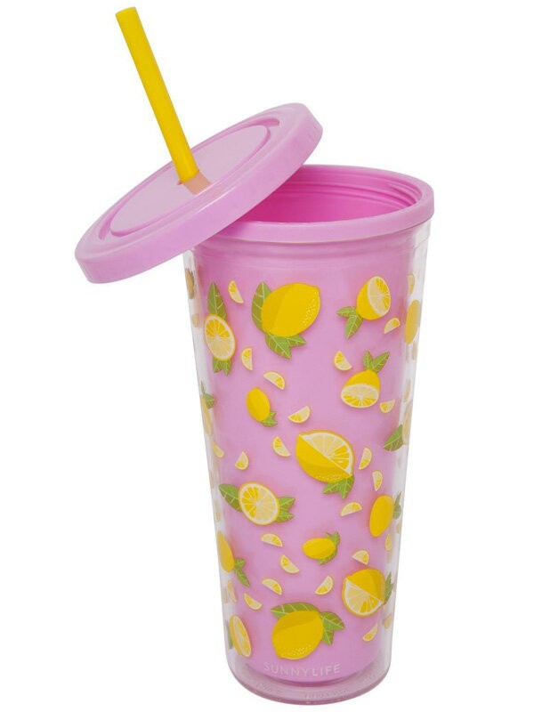 Sunnylife サニーライフ タンブラー おしゃれ ふた付き 蓋付き カップ コップ ボトル マイボトル Tumbler Lemon レモン 650ml S8etumleの通販はau Pay マーケット Rodeo Bros