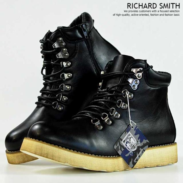 ブーツ メンズ ワークブーツ メンズ Richard Smith ハイカット 靴 シューズ サイドzip 幅広 3e Eee ブラック 黒 8163 Y Ko の通販はau Pay マーケット 正規品アメカジ専門店 Hype