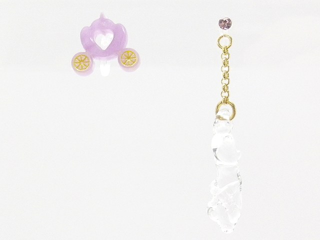樹脂製 ガラスのミュール パステルカラーのかぼちゃの馬車のノンホールピアス イヤリング イアリングの通販はau Pay マーケット イヤリング専門店 ルクールロゼ
