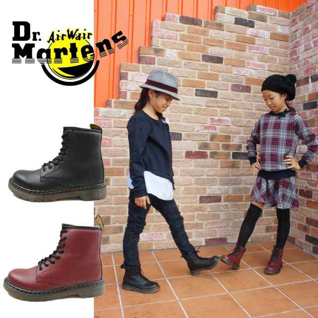 送料無料 ドクターマーチン Dr Martens デラニー 男の子 女の子 子供靴 キッズ ジュニア ブーツ Delaney レースアッの通販はau Pay マーケット シューマートワールド