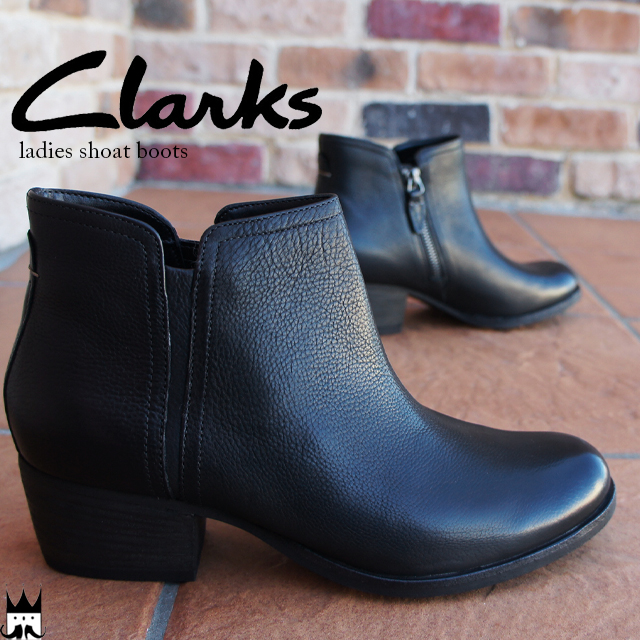 送料無料 クラークス Clarks レディース ショートブーツ 本革 123g 黒 ブラック Evidの通販はau Pay マーケット シューマートワールド 最大1000円off 4 8 10 00