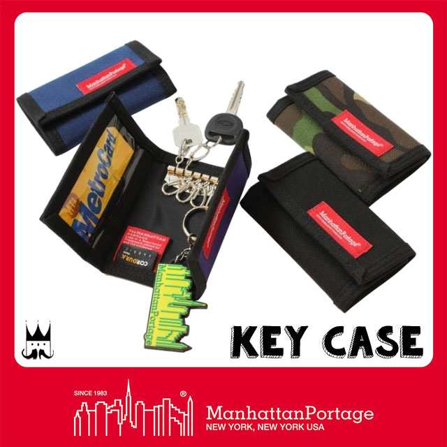 メール便送料無料 マンハッタンポーテージ Manhattan Portage メンズ レディース 小物 MP1010 キーケース 鍵 キーホルダー  プレゼント ギ｜au PAY マーケット