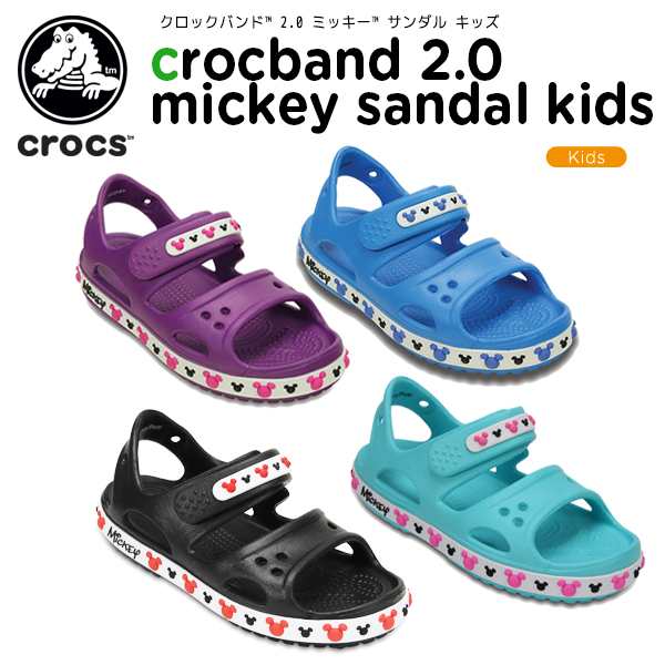 送料無料対象外 クロックス Crocs クロックバンド 2 0 ミッキー サンダル キッズ Crocband 2 0 Mickey Sandal Kids C A の通販はau Pay マーケット Crohas クロハス