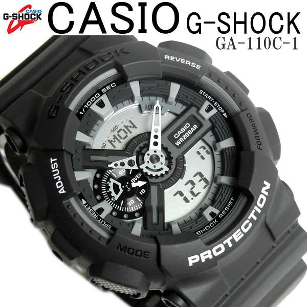 G-SHOCK カシオ 腕時計 GA-110C-1 Gショック ジーショック 黒 ブラック CASIO 【激安】【SALE】｜au PAY マーケット