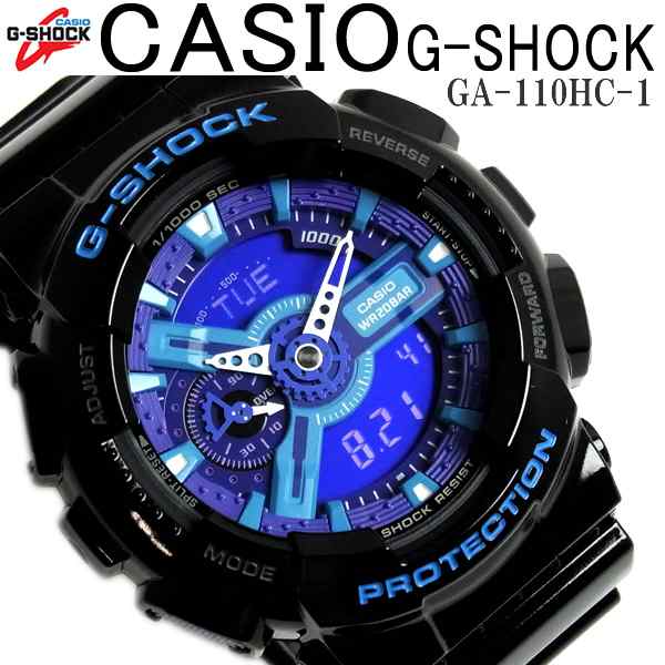 送料無料 CASIO G-SHOCK カシオ GA-110HC-1 Gショック 腕時計 アナデジ ハイパーカラーズ Hyper Colors【激安】【SALE】の通販は 11,858円