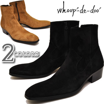 即納 サイドジップ ヒールブーツ メンズ 本革 Whoop De Doo フープディドゥ 予約 は3営業日内に発送の通販はau Pay マーケット ヒップス シューストアau Wowma 店