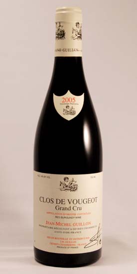 【ジャン　ミッシェル　ギュイヨン】　クロ　ド　ヴージョ　ＧＣ　[2005] 750ml・赤　[JEAN MICHEL GUILLON] CLOS DE VOUGEOT GC　[]