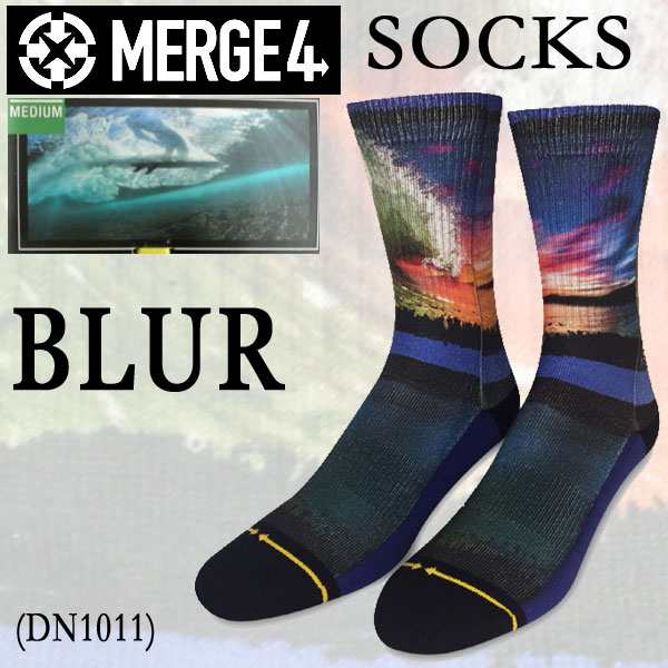 Merge4 マージフォー Blur Sock Nelly Dave Nelsonコラボ 男性靴下 メンズ ソックスの通販はau Pay マーケット サーフィンワールド