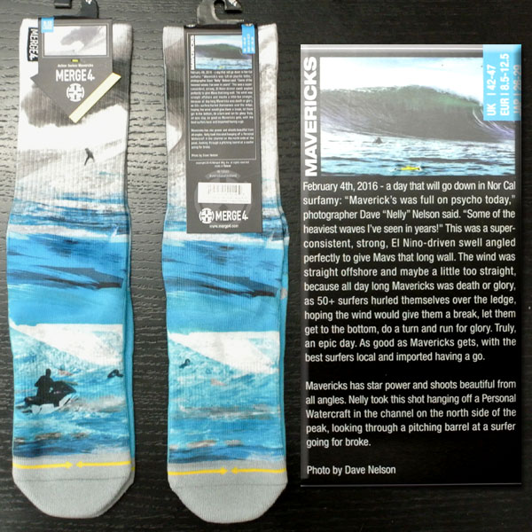 Merge4 マージフォー Mavericks Sock Blue スケーターソックス Dave Nelsonコラボ 男性靴下 メンズ ソックスの通販はau Pay マーケット サーフィンワールド