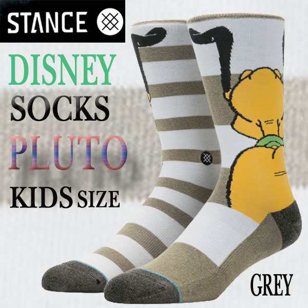 Stance スタンス Disneyモデル Kids ソックス Pluto K Grey Sock スケーターソックス ボーイズ靴下 ソックスの通販はau Pay マーケット サーフィンワールド