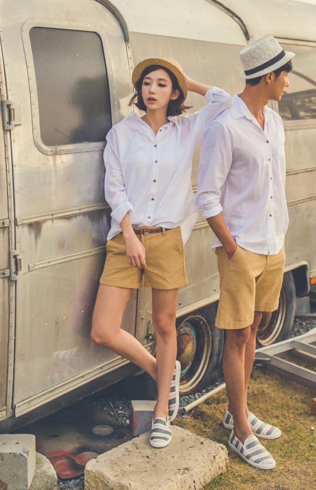 即納 メンズ シャツ トップス コットン 羽織り 韓国ブランド Shebeach Olive シービーチ 正規品 男性用 リゾート コーデ 夏 服 シンプルの通販はau Pay マーケット Teddyshop