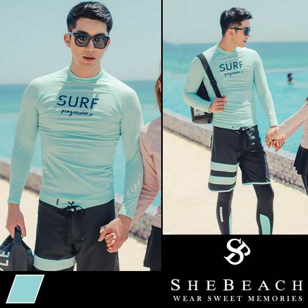 水着 メンズ サーフパンツ ビーチパンツ 海パン 単品 韓国 ファッション Shebeach シービーチ 正規品 かっこいい バイカラー ボーダーの通販はau Pay マーケット Teddyshop