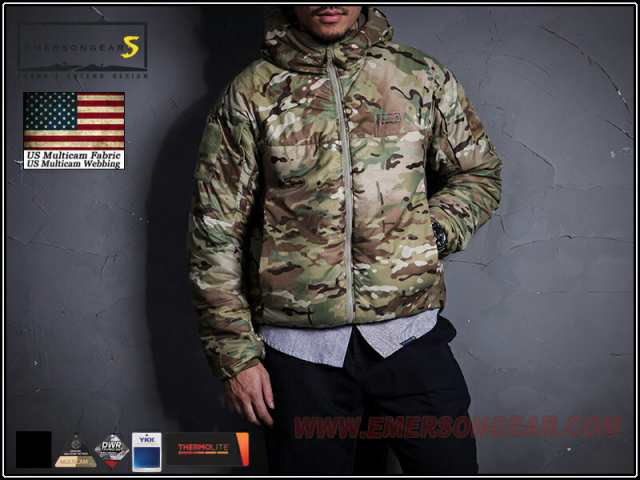 EmersonGearS Cold WX LTスタイル QUANTUMフーディージャケット MC/Lの通販は