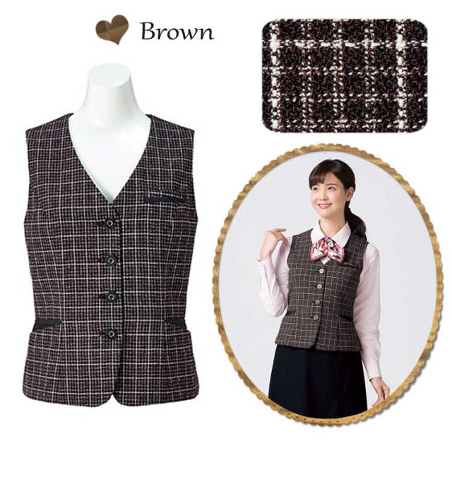 事務服 制服 BONMAX ボンマックスベスト LV1183 大きいサイズ21号_1