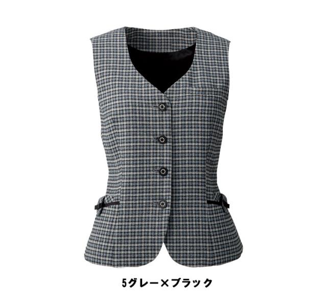 事務服 制服 フォーク ヌーヴォ ベスト FV36217 FOLK nuovo 大きい