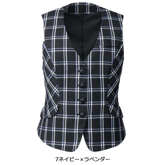 事務服 制服 フォーク ヌーヴォ ベスト 春夏 FV35910 19号・21号・23号 FOLK nuovo_1