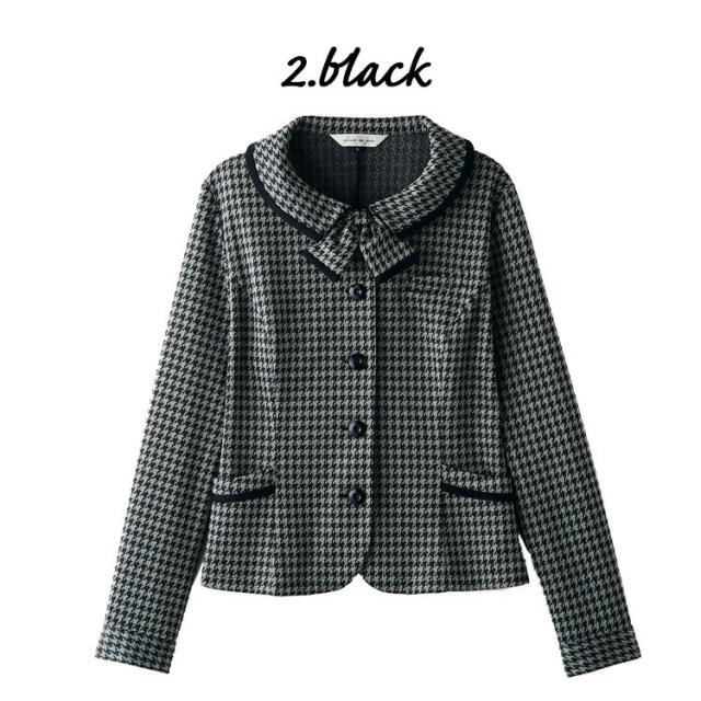 事務服 制服 en joie アンジョア 長袖オーバーブラウス 21900 大きいサイズ17号・19号_1