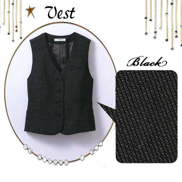 事務服 制服 SELERY セロリー ベスト S-03850 大きいサイズ21号・23号