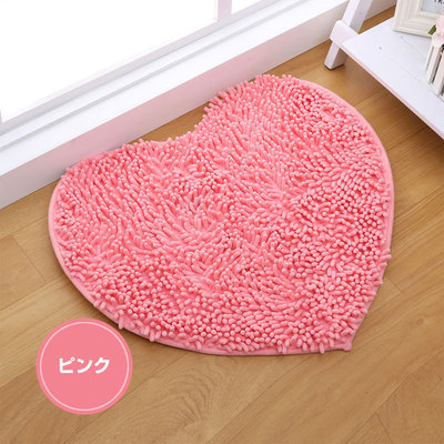 ハートのバスマット 吸水性 速乾性 ふわふわ トイレマット リビングマット キッチンマット 洗面台マット 滑り止め付き Dd 056の通販はau Pay マーケット 直販ワールドマーケット