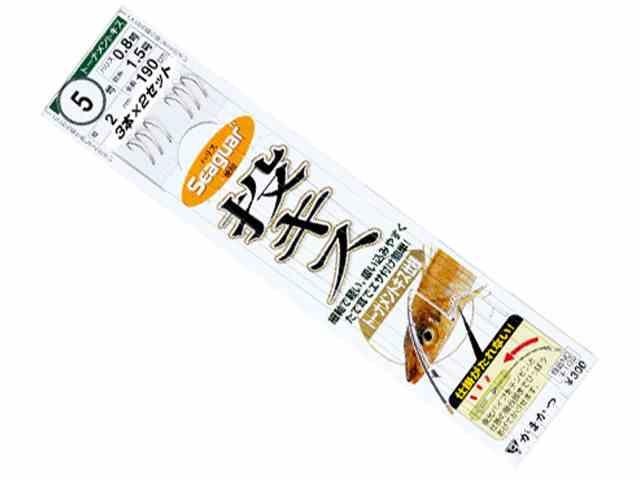 がまかつ Gamakatsu 投キス引き釣りプロ仕掛 ３本仕掛け 茶針 ３本鈎 ２組入 全長 １ ９ｍ の通販はau Pay マーケット 釣り具の通販 つり具 ｔｅｎ