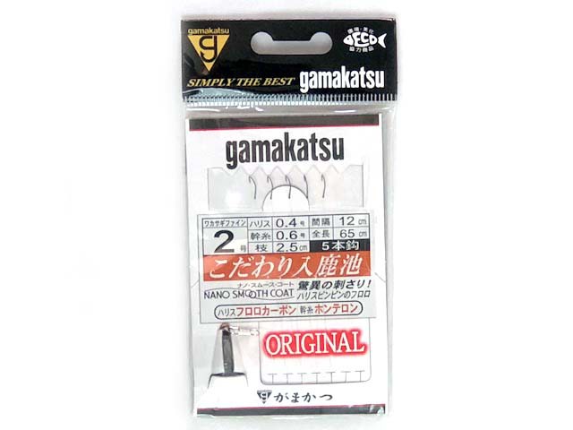 がまかつ Gamakatsu こだわり入鹿池 ワカサギファイン ５本鈎 全長 ６５ｃｍ オモリ入 １組入 の通販はau Pay マーケット 釣り具の通販 つり具 ｔｅｎ