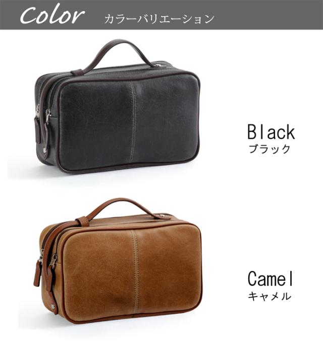 HR★☆ANDY HAWARD 豊岡製 セカンドバッグ セカンドポーチ メンズ レトロ調 2WAYタイプ 25.5cm No25814-01 黒[送料無料(一部地域を除く)]