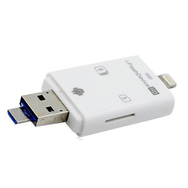 Iphone Ipad カードリーダー ライター I Flashdevice Usb Microusb Lightning接続 Usbメモリー 定形外郵便 送料無料 代引不可 の通販はau Pay マーケット ユウショウショップ