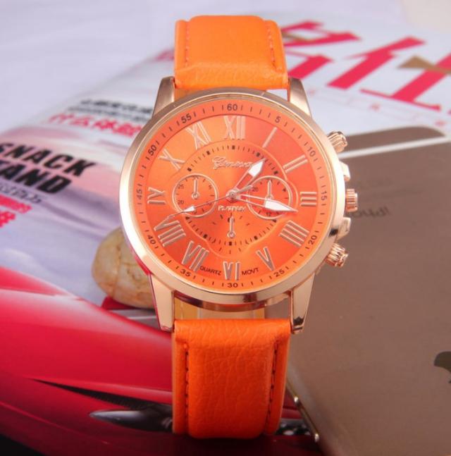 腕時計 時計 レディース アナログクォーツウォッチ Ldn186 オレンジ おしゃれ シンプル 定形外郵便 送料無料 代引不可 の通販はau Pay マーケット ユウショウショップ