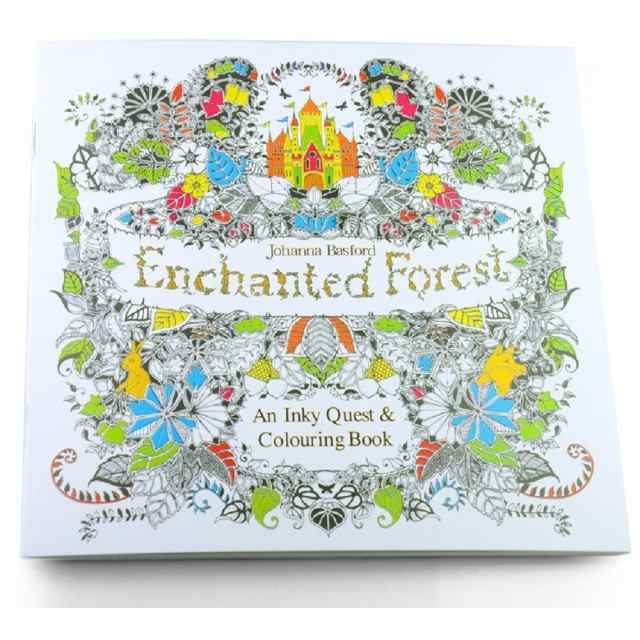 塗り絵 Enchanted Forest 大人のぬりえ 森 定形外郵便 送料無料 代引不可 の通販はau Pay マーケット ユウショウショップ