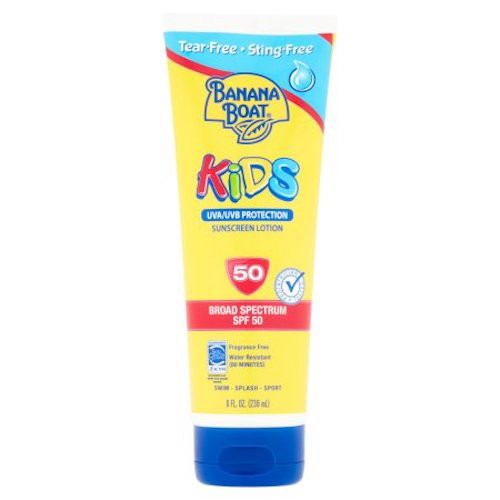 Banana Boat Kids Sunscreen Lotion SPF 50 8oz 236ml バナナ