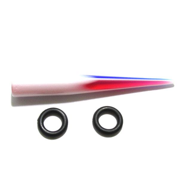 ボディピアス アクリルトリコロールカラーピースマークデザイン拡張器 8g 3 2mm Bpex 15 08g ボディーピアス 拡張 エキスパンダーの通販はau Pay マーケット Monster Kids Store