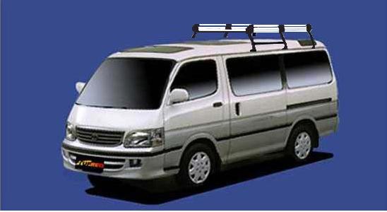 Tufreq ルーフキャリア ハイエースワゴン 100系 ミドルルーフ用 Hシリーズ 長さ ミドルの通販はau Pay マーケット Net部品館