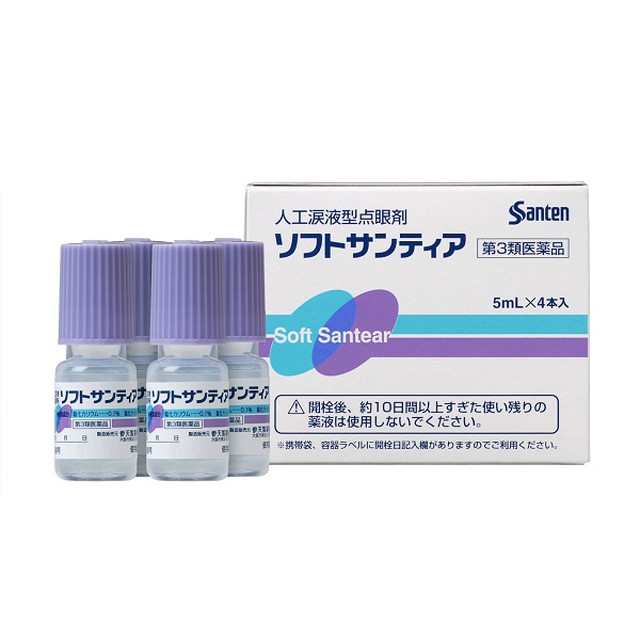 参天製薬人工涙液型点眼剤ソフトサンティア (5ML x4本入)