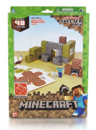 マインクラフト ペーパークラフト シェルターセット 45pcs の通販はau Pay マーケット なかのふぁくとりー Au Pay マーケット店