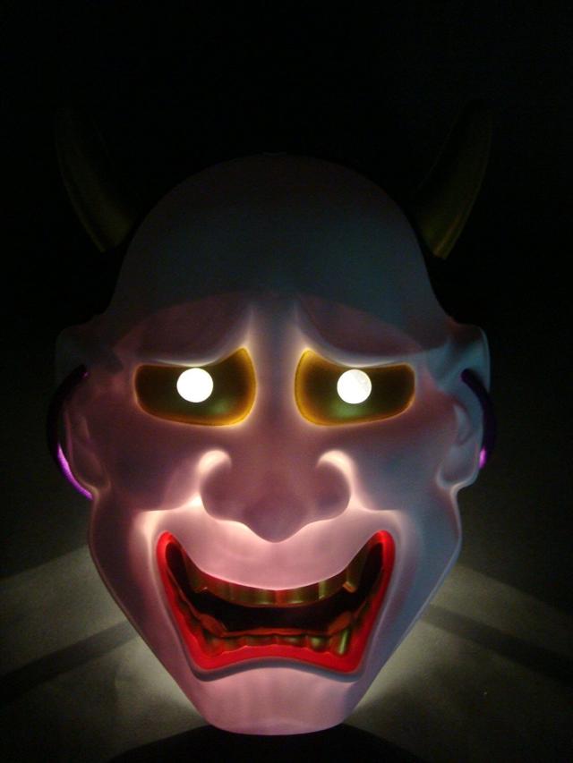 1-2日発送/お面】 恐面（こわもて） セット (紙風船付き) お面