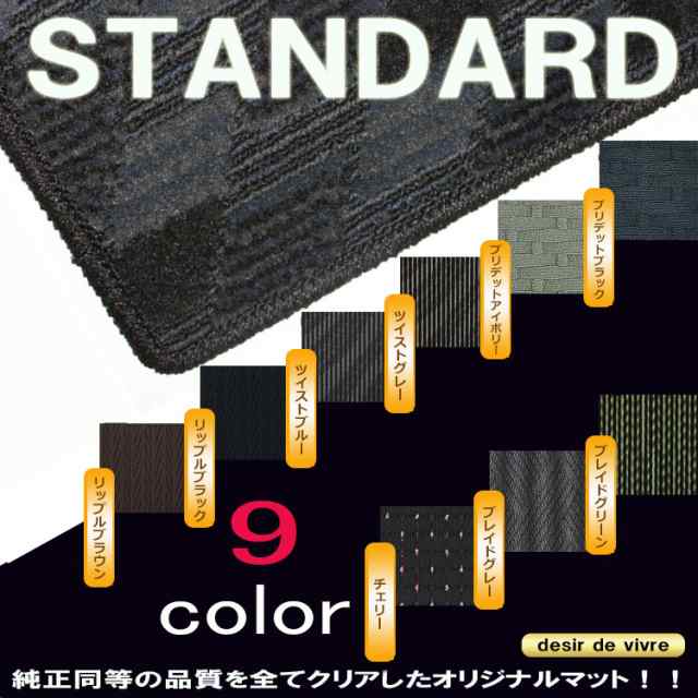 【新座買蔵】フロアマット 車種別 ニッサン セレナ H28.08～ C27/GC27/GFC27/GNC27/GNFC27 2列目ロングスライドプロパイロット共通 チェック×レッド 日産用