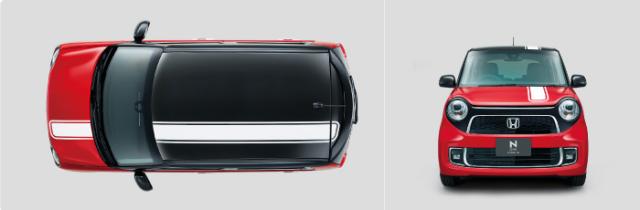 HONDA ホンダ 純正 NONE N-ONE エヌワン デカール センターストライプ ホワイト 2017.6〜仕様変更 08F30-T4G-001Cの通販は