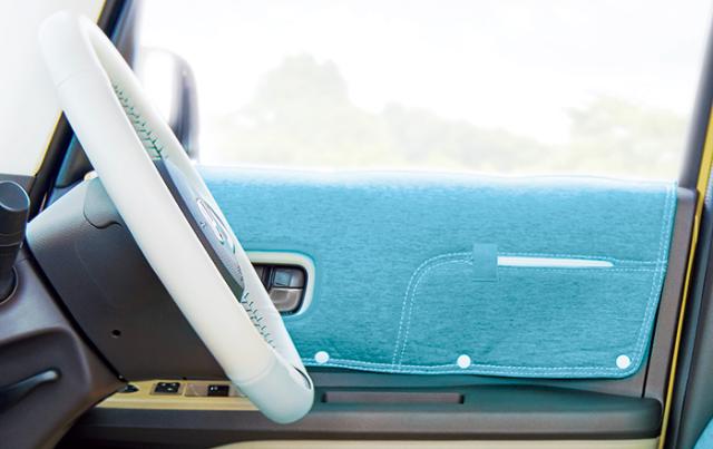 HONDA ホンダ 純然たる NBOX N-BOX エヌボックス ドアライニングカバー ツィーター据えつける車用/動かす席側（天の原青味）・御手伝い席側（薄墨色）仕かける 2017.8〜操作手順うつり変わり 08F58-PA1-010A