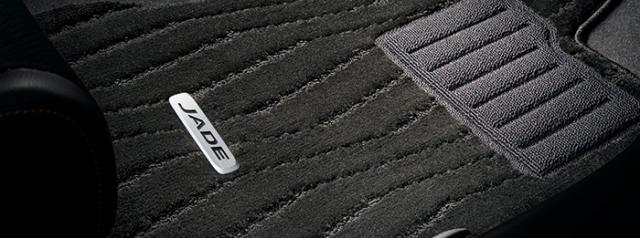 フロアマット ホンダ ジェイド 27/2- -シャギーグレー フロアマット ホンダ ジェイド 27⁄2- -ＬＵＸブラック